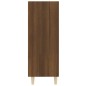 vidaXL Aparador madera contrachapada color roble marrón 69,5x32,5x90cm vidaXL Aparador madera contrachapada color roble marrón 69,5x32,5x90cm