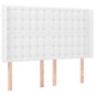 vidaXL Cama box spring colchón y LED cuero sintético blanco 140x200 cm vidaXL Cama box spring colchón y LED cuero sintético blanco 140x200 cm