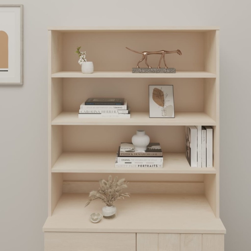 vidaXL Aparador superior HAMAR pino macizo marrón miel 90x30x100 cm vidaXL Aparador superior HAMAR pino macizo marrón miel 90x30x100 cm
