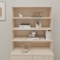 vidaXL Aparador superior HAMAR pino macizo marrón miel 90x30x100 cm vidaXL Aparador superior HAMAR pino macizo marrón miel 90x30x100 cm