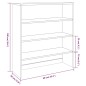 vidaXL Aparador superior HAMAR pino macizo marrón miel 90x30x100 cm vidaXL Aparador superior HAMAR pino macizo marrón miel 90x30x100 cm