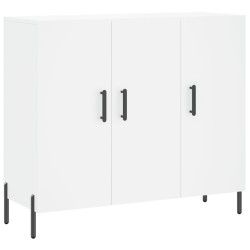 vidaXL Aparador de madera de ingeniería blanco 90x34x80 cm