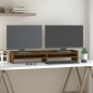 vidaXL Soporte de monitor madera maciza pino marrón miel 100x24x16 cm vidaXL Soporte de monitor madera maciza pino marrón miel 100x24x16 cm