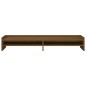 vidaXL Soporte de monitor madera maciza pino marrón miel 100x24x16 cm vidaXL Soporte de monitor madera maciza pino marrón miel 100x24x16 cm