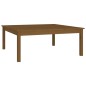 vidaXL Mesa de centro madera maciza de pino marrón miel 100x100x40 cm vidaXL Mesa de centro madera maciza de pino marrón miel 100x100x40 cm