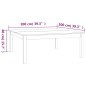 vidaXL Mesa de centro madera maciza de pino marrón miel 100x100x40 cm vidaXL Mesa de centro madera maciza de pino marrón miel 100x100x40 cm