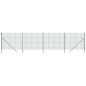 vidaXL Cerca de alambre de acero galvanizado verde 1,8x10 m