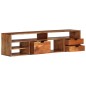 vidaXL Mueble de TV de madera maciza de acacia 140x30x35 cm vidaXL Mueble de TV de madera maciza de acacia 140x30x35 cm