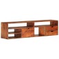 vidaXL Mueble de TV de madera maciza de acacia 140x30x35 cm vidaXL Mueble de TV de madera maciza de acacia 140x30x35 cm