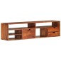 vidaXL Mueble de TV de madera maciza de acacia 140x30x35 cm vidaXL Mueble de TV de madera maciza de acacia 140x30x35 cm