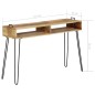 vidaXL Mesa consola de madera maciza de mango 115x35x76 cm vidaXL Mesa consola de madera maciza de mango 115x35x76 cm
