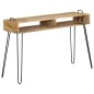 vidaXL Mesa consola de madera maciza de mango 115x35x76 cm vidaXL Mesa consola de madera maciza de mango 115x35x76 cm