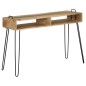vidaXL Mesa consola de madera maciza de mango 115x35x76 cm vidaXL Mesa consola de madera maciza de mango 115x35x76 cm