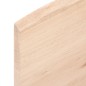 vidaXL Tablero de mesa madera maciza roble borde natural 80x60x2 cm vidaXL Tablero de mesa madera maciza roble borde natural 80x60x2 cm