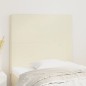 vidaXL Cabeceros 2 unidades cuero sintético color crema 80x5x78/88cm vidaXL Cabeceros 2 unidades cuero sintético color crema 80x5x78/88cm