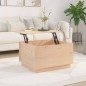 vidaXL Mesa de centro de madera maciza de pino 60x50x35 cm vidaXL Mesa de centro de madera maciza de pino 60x50x35 cm