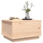 vidaXL Mesa de centro de madera maciza de pino 60x50x35 cm vidaXL Mesa de centro de madera maciza de pino 60x50x35 cm