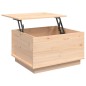 vidaXL Mesa de centro de madera maciza de pino 60x50x35 cm vidaXL Mesa de centro de madera maciza de pino 60x50x35 cm