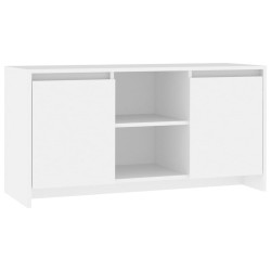 vidaXL Mueble para TV madera contrachapada blanco 102x37,5x52,5 cm