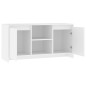 vidaXL Mueble para TV madera contrachapada blanco 102x37,5x52,5 cm