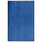 vidaXL Felpudo lavable azul 120x180 cm vidaXL Felpudo lavable azul 120x180 cm
