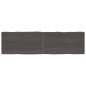vidaXL Tablero mesa madera tratada borde vivo marrón 180x50x(2-4) cm vidaXL Tablero mesa madera tratada borde vivo marrón 180x50x(2-4) cm