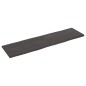 vidaXL Tablero mesa madera tratada borde vivo marrón 180x50x(2-4) cm vidaXL Tablero mesa madera tratada borde vivo marrón 180x50x(2-4) cm