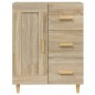 vidaXL Aparador de madera contrachapada roble Sonoma 69,5x34x90 cm vidaXL Aparador de madera contrachapada roble Sonoma 69,5x34x90 cm