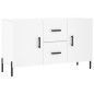 vidaXL Aparador de madera de ingeniería blanco 100x36x60 cm vidaXL Aparador de madera de ingeniería blanco 100x36x60 cm