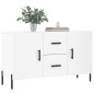 vidaXL Aparador de madera de ingeniería blanco 100x36x60 cm vidaXL Aparador de madera de ingeniería blanco 100x36x60 cm