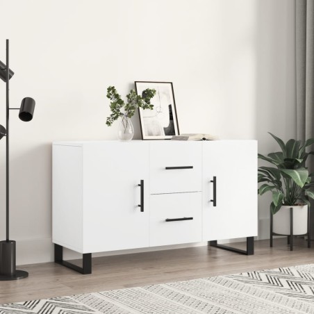 vidaXL Aparador de madera de ingeniería blanco 100x36x60 cm
