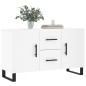 vidaXL Aparador de madera de ingeniería blanco 100x36x60 cm