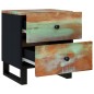 vidaXL Mesita de noche de madera maciza reciclada 40x33x46 cm vidaXL Mesita de noche de madera maciza reciclada 40x33x46 cm