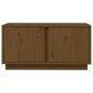 vidaXL Mueble de TV madera maciza de pino marrón miel 80x35x40,5 cm