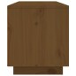 vidaXL Mueble de TV madera maciza de pino marrón miel 80x35x40,5 cm