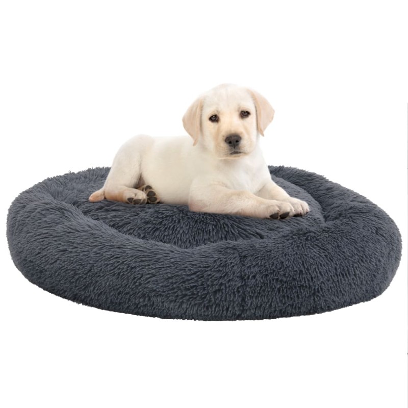 vidaXL Cojín lavable para perros y gatos felpa gris oscuro 70x70x15 cm vidaXL Cojín lavable para perros y gatos felpa gris oscuro 70x70x15 cm