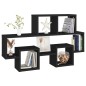 vidaXL Estante de pared forma de coche madera contrachapada 82x15x51cm