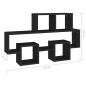 vidaXL Estante de pared forma de coche madera contrachapada 82x15x51cm
