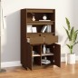 vidaXL Aparador alto madera maciza de pino marrón miel 60x40x116,5 cm vidaXL Aparador alto madera maciza de pino marrón miel 60x40x116,5 cm