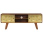 vidaXL Mueble para TV de madera maciza de sheesham 120x30x40 cm