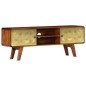 vidaXL Mueble para TV de madera maciza de sheesham 120x30x40 cm