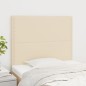 vidaXL Cabeceros 2 unidades de tela color crema 90x5x78/88 cm vidaXL Cabeceros 2 unidades de tela color crema 90x5x78/88 cm