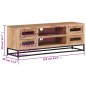 vidaXL Mueble de TV de madera maciza de acacia 110x30x40 cm 