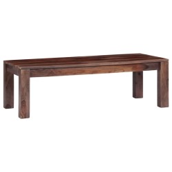 vidaXL Mesa de centro 110x50x35 cm madera maciza de sheesham gris