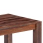 vidaXL Mesa de centro 110x50x35 cm madera maciza de sheesham gris