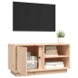 vidaXL Mueble de TV de madera maciza de pino 80x35x40,5 cm
