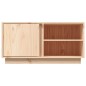 vidaXL Mueble de TV de madera maciza de pino 80x35x40,5 cm