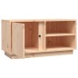 vidaXL Mueble de TV de madera maciza de pino 80x35x40,5 cm