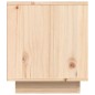 vidaXL Mueble de TV de madera maciza de pino 80x35x40,5 cm
