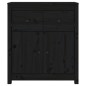 vidaXL Aparador de madera maciza de pino negro 70x35x80 cm vidaXL Aparador de madera maciza de pino negro 70x35x80 cm